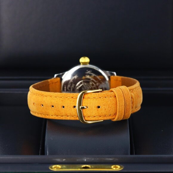 Longines Hour Angle by Charles A. Lindbergh, Champagne/Silver Dial - Yellow Gold - Picture 5 of 11